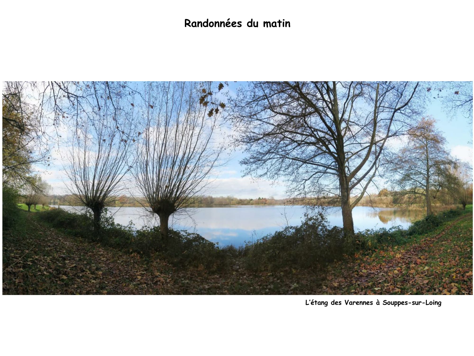 Photo matin souppes